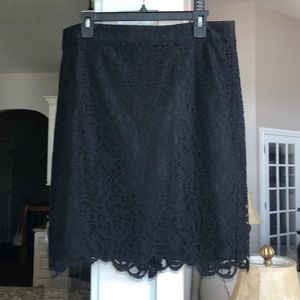 Black Lace Skirt